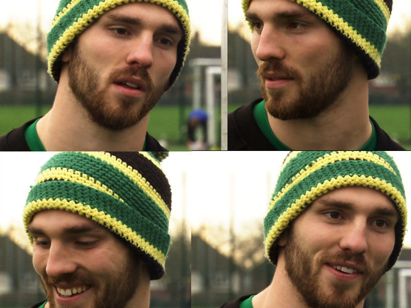 Rugby Star George North Spotted Wearing a Zaini Beanie Hat