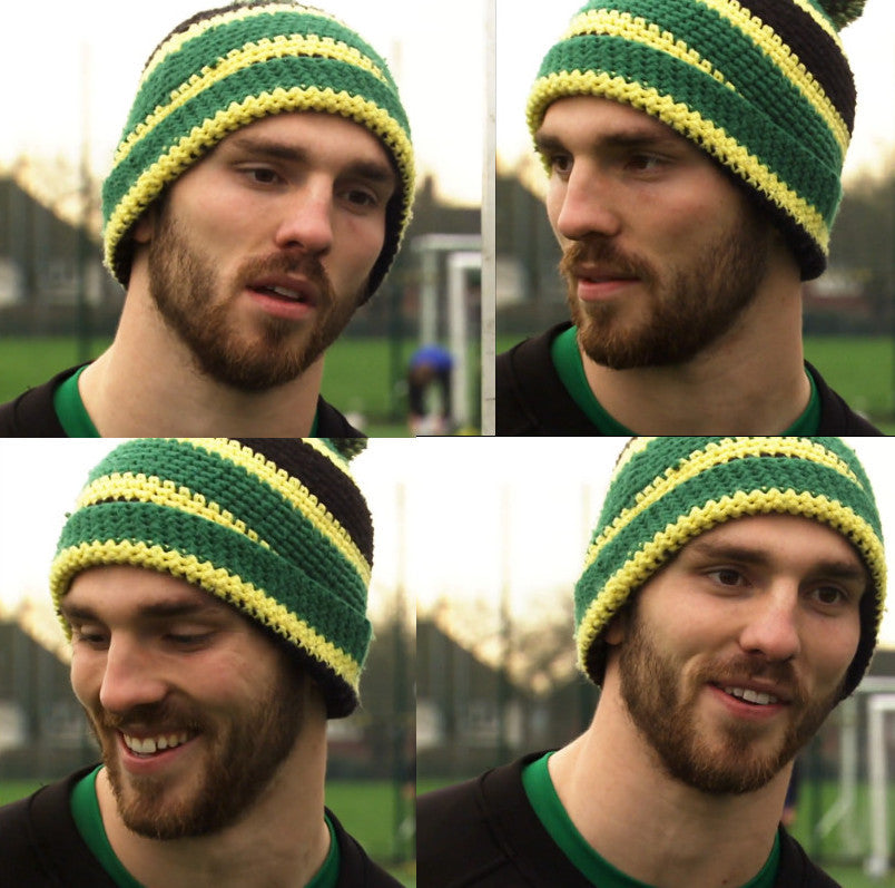 Rugby Star George North Spotted Wearing a Zaini Beanie Hat