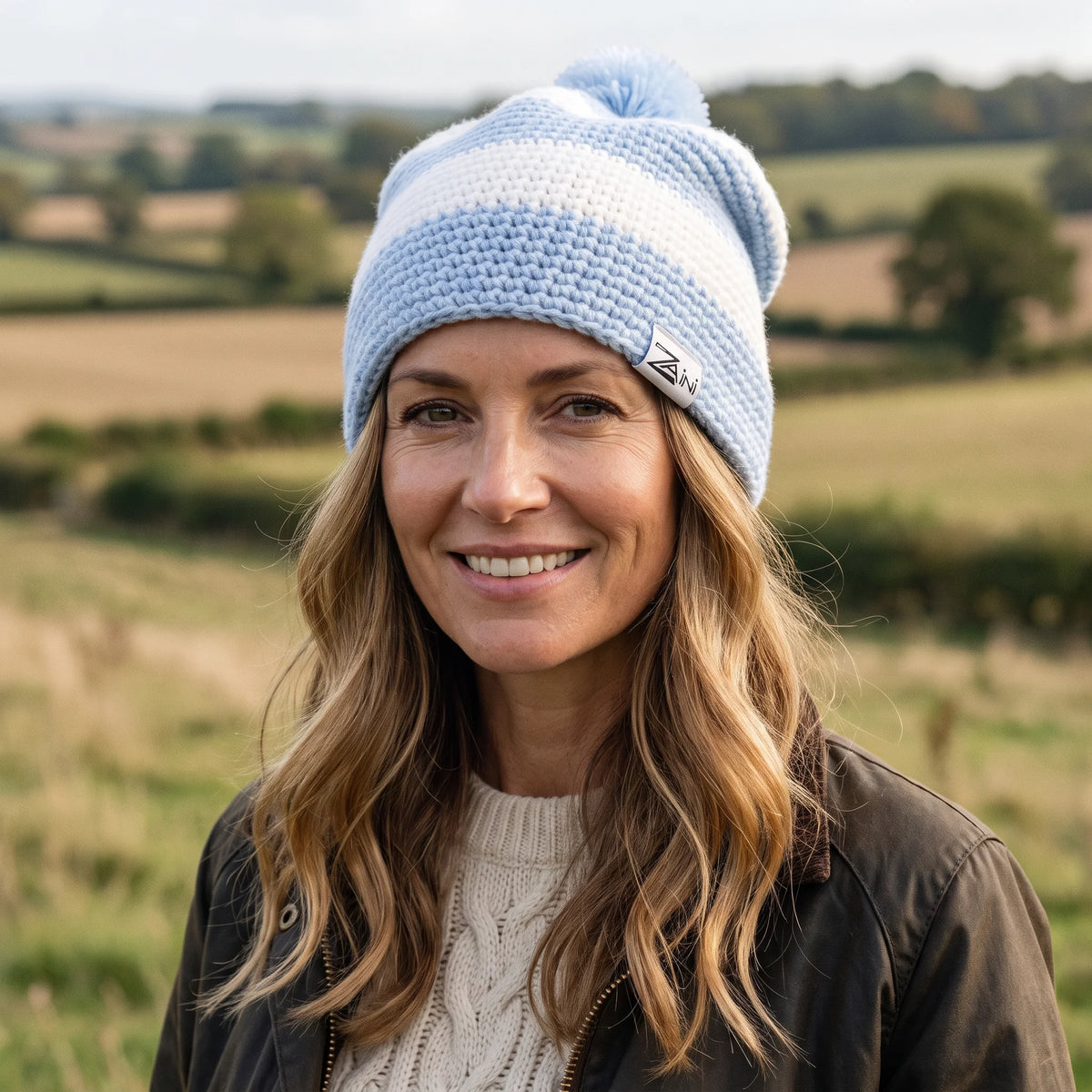Brunnera Beanie Bobble Hat